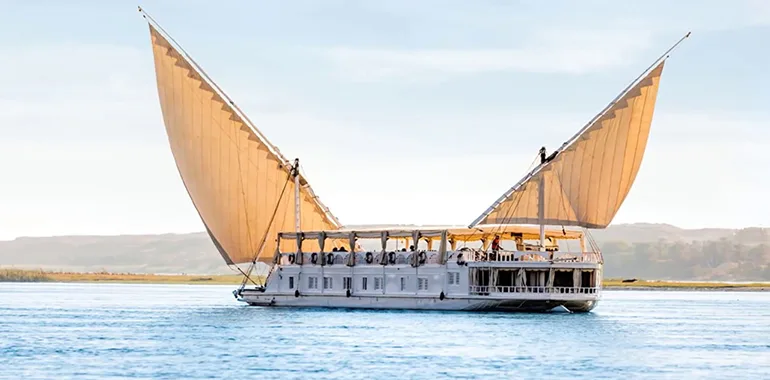 A Small Sailing Ship On The Nile - Nile Cruise Options