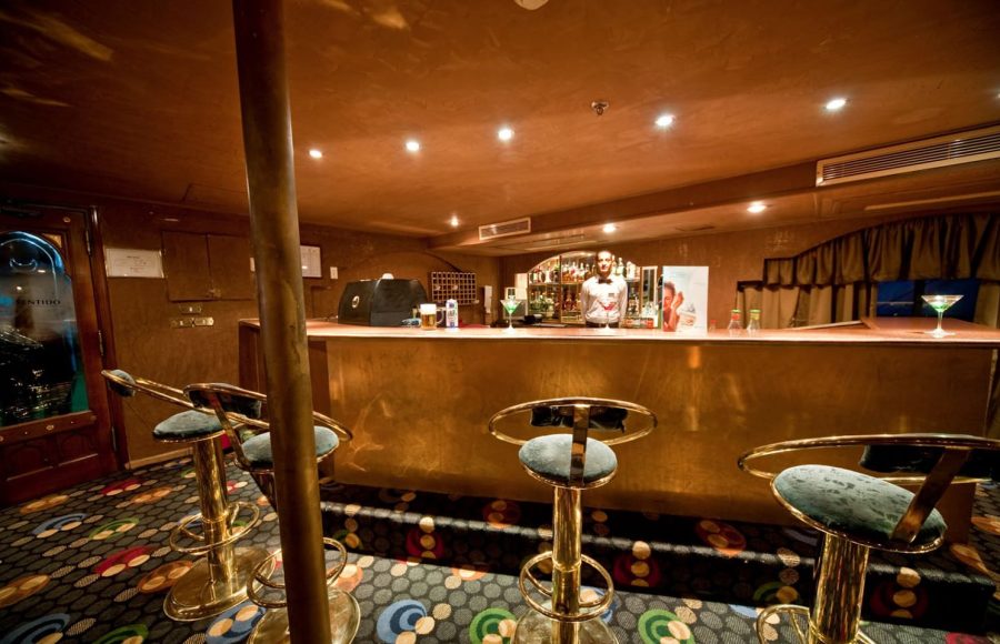 The bar on the Sentido Nile Saray.