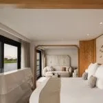 Luxurious Soleil Suite interior aboard the Soleil Nile Cruise