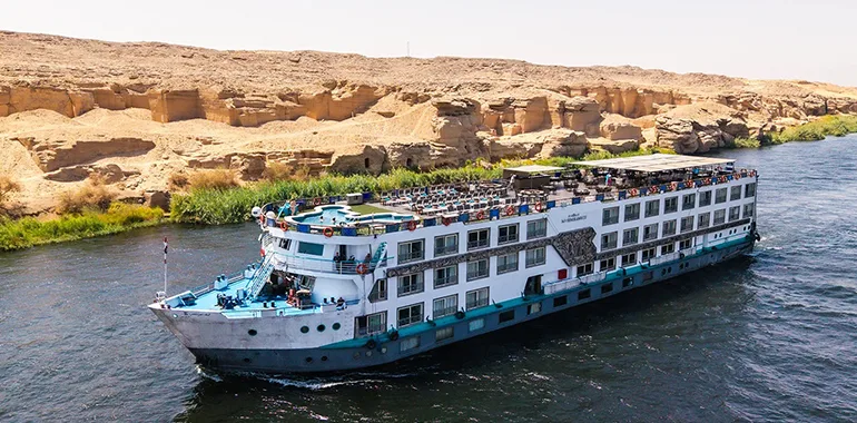 Ultra Deluxe Cruise Ship Sailing, One Of Nile Cruise Options
